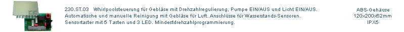 Steeuerung 3 Funktinen