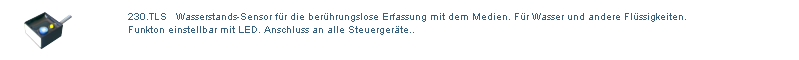 Trockenlauschutzsensor